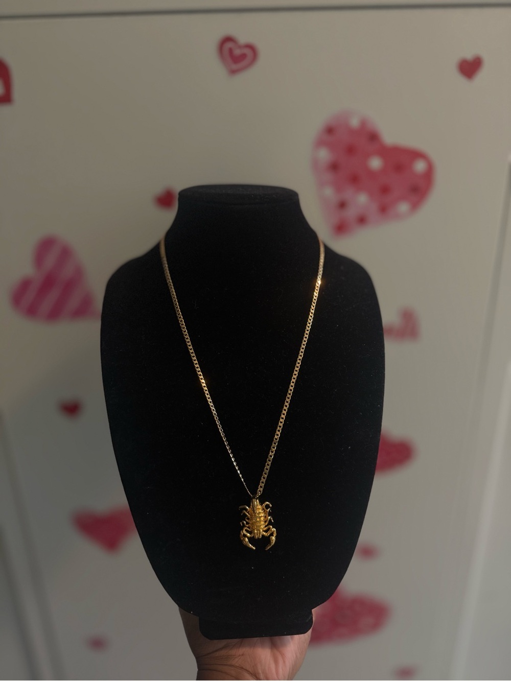 Gold Scorpion Pendant Necklace - Men Accessories Jewelry